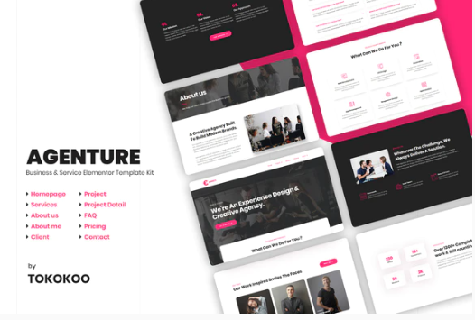 Agenture Agency Elementor Template Kit