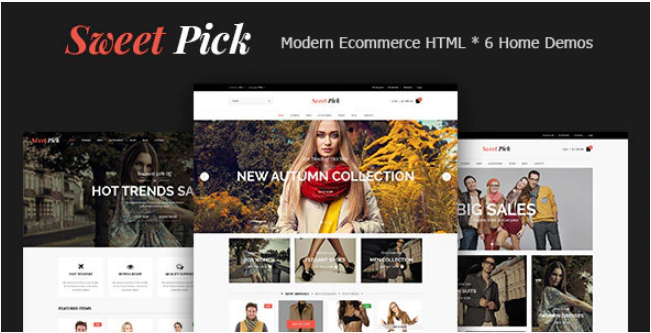 Sweet Pick Modern E commerce HTML Template