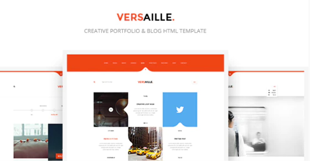 Versaille Personal Blog HTML5 Template