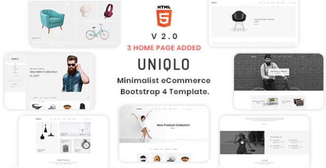 Uniqlo Minimal HTML Template