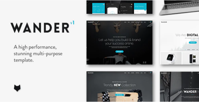 Wander The Multi Purpose Template