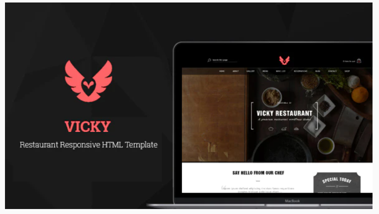 Vicky Responsive HTML Template