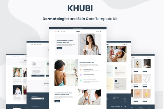 Khubi Dermatologist Skin Care Template Kit