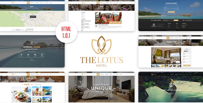 Lotus Hotel Booking HTML Template