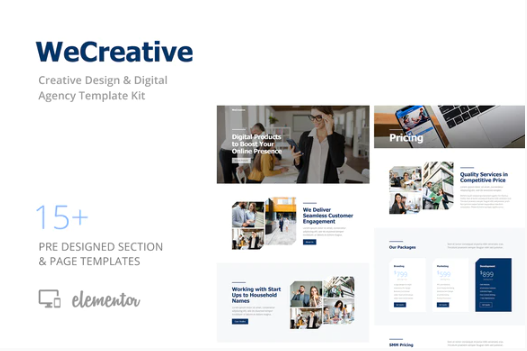 WeCreative Digital Agency Template Kit