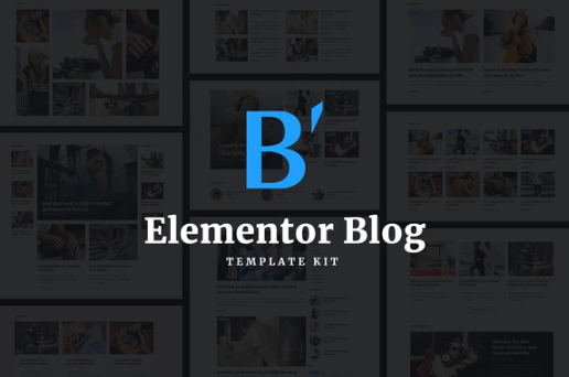 Blabber Modern Blog Magazine Elementor Template Kit