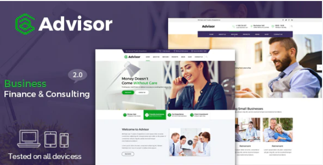 Advisor Consulting Business Finance Template