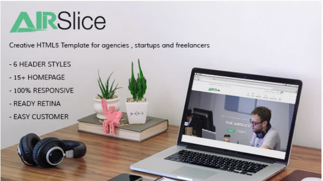 AirSlice HTML Creative Responsive Template