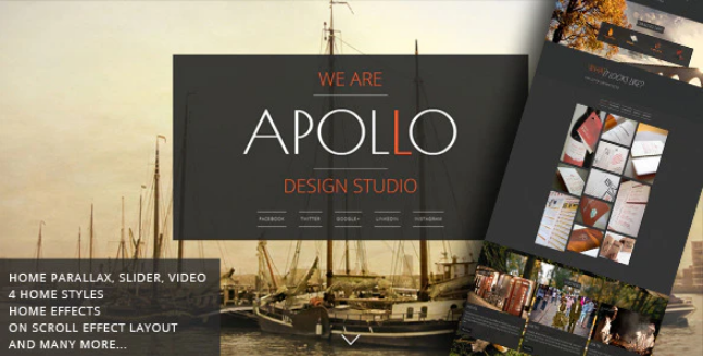 Apollo Responsive Animated Template