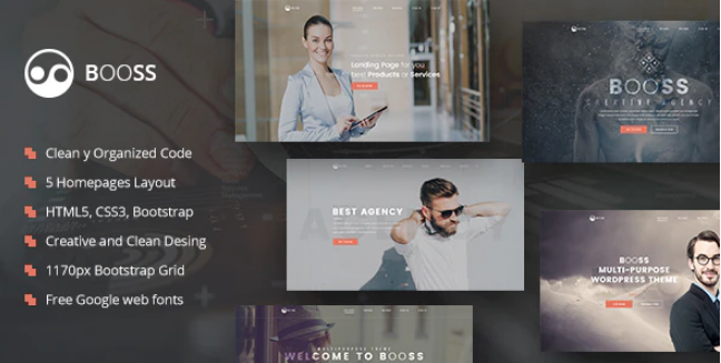 Booss Creative Multipurpose Marketing HTML Template