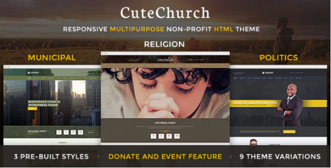 CuteChurch — Religion Responsive HTML Theme