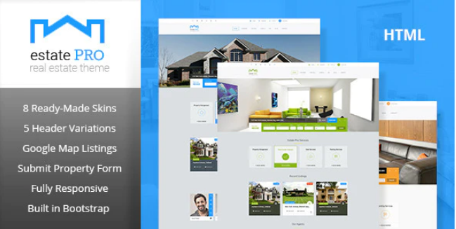 Estate Pro Responsive HTML Template