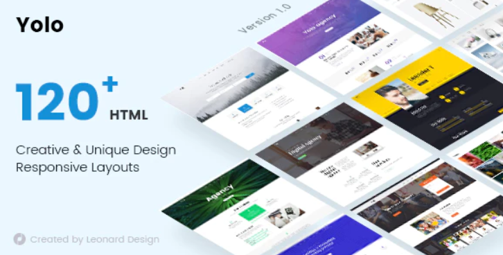 Yolo Responsive Multi Purpose HTML Template