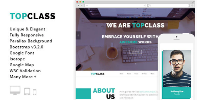 Top Class Multipurpose HTML5 Responsive Template