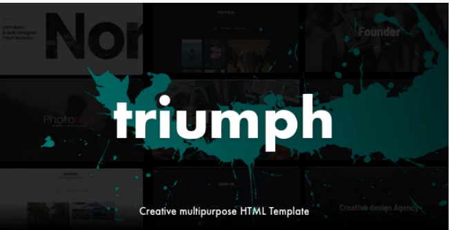 Triumph Creative Multipurpose One Page HTML Template