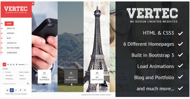 Vertec Creative Portfolio Template