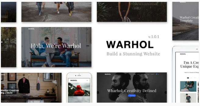 Warhol Creative Multipurpose HTML Template 1