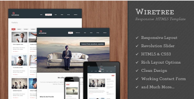 Wiretree Responsive HTML5 Template