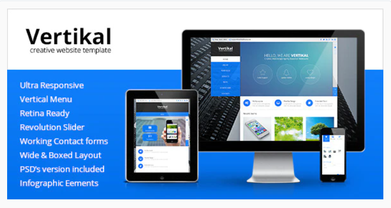 Vertikal Multipurpose HTML5 Template