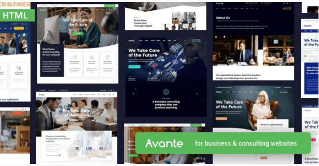 Avante Business HTML Template