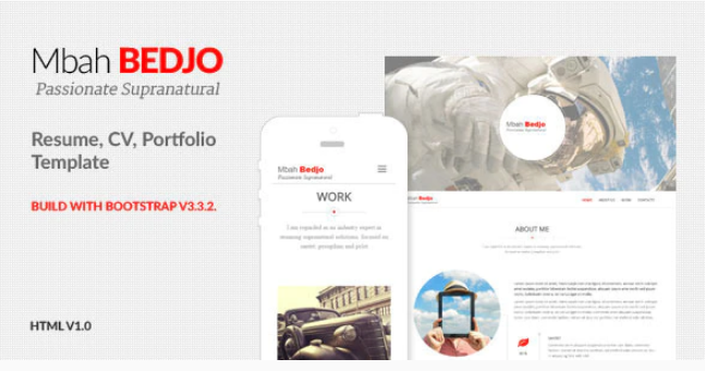 Bedjo Resume CV Portfolio Template