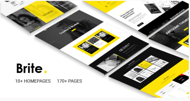 Brite Responsive MultiPurpose HTML5 Website Template Business