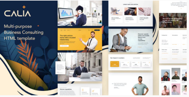 Calia Business Consulting HTML Template