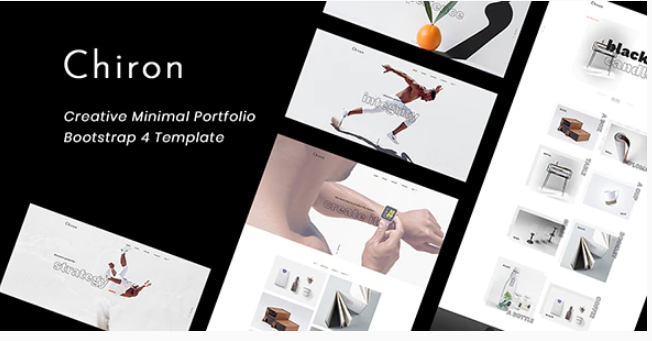 Chiron Creative Minimal Bootstrap 4 Portfolio Template