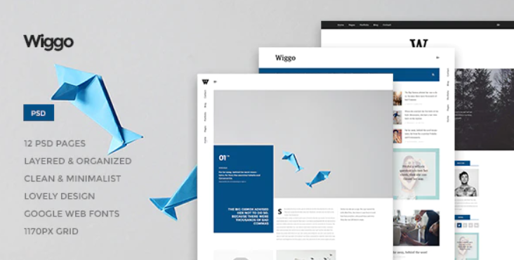 Wiggo Multi Concept HTML Template