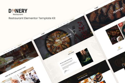 Dinery Restaurant Elementor Template Kit