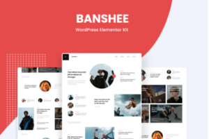 Banshee News Magazine WordPress Elementor Template Kit