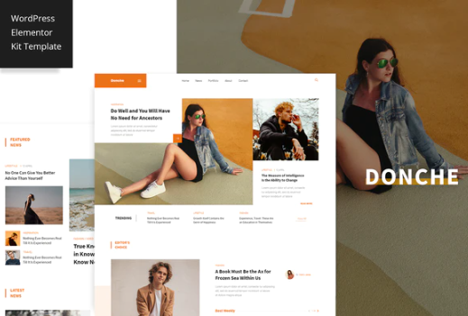 Donche News Magazine Template Kit