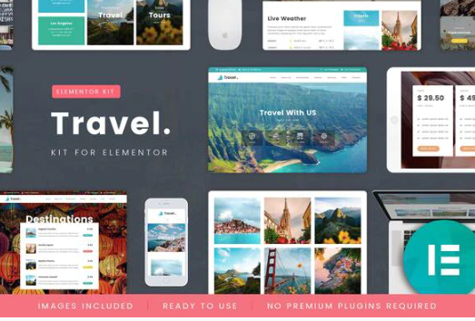 TravelTour Travel Booking Template Kit