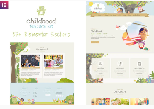 Childhood Kids Child Care Center Template Kit