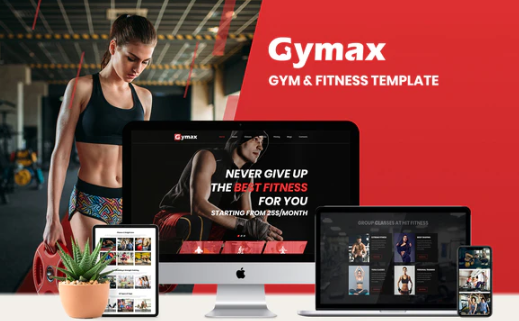 Gymax Gym Fitness Template Kit