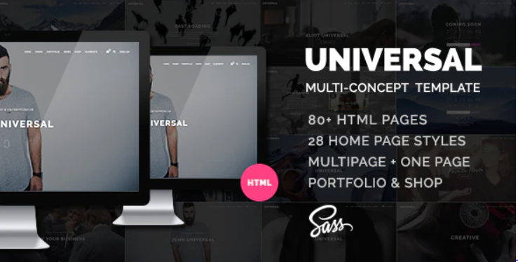 Universal Smart Multi purpose html5 template