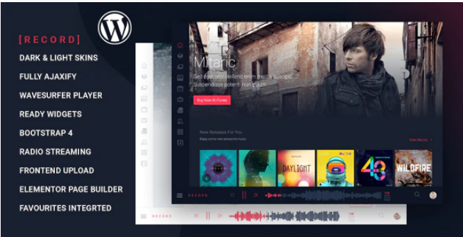 Rekord Ajaxify Music Events Podcasts Multipurpose WordPress Theme