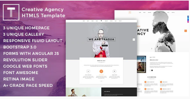 Trasua Creative Agency HTML5 Template