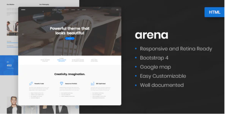 Arena Business Agency HTML5 Template