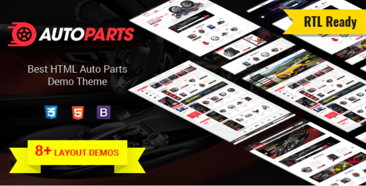 AutoParts Tools Equipments and Accessories Store HTML Template