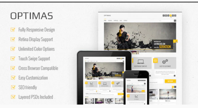 Optimas Responsive Multipurpose Template