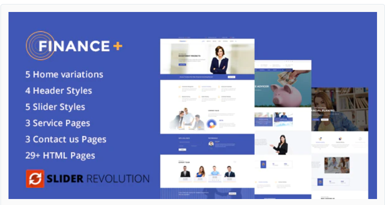 Finance Business and Finance Corporate HTML5 Template