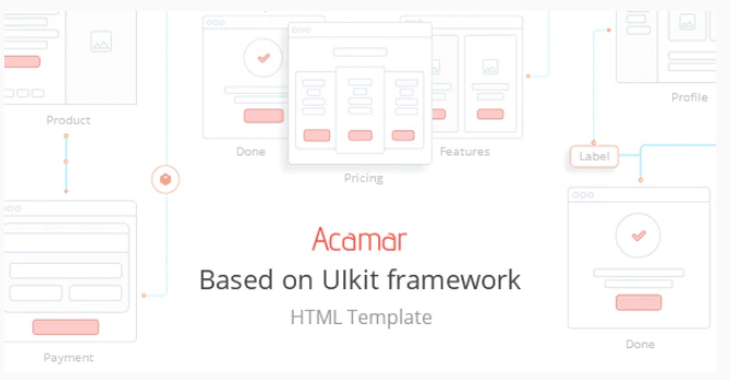 Acamar — Tiled Layout and Clean Design Responsive HTML Template