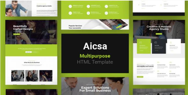 Aicsa Multipurpose HTML Template