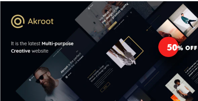 Akroot It is the Multi purpose Creative HTML5 Template