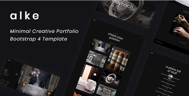 Alke Minimal Creative Portfolio Template