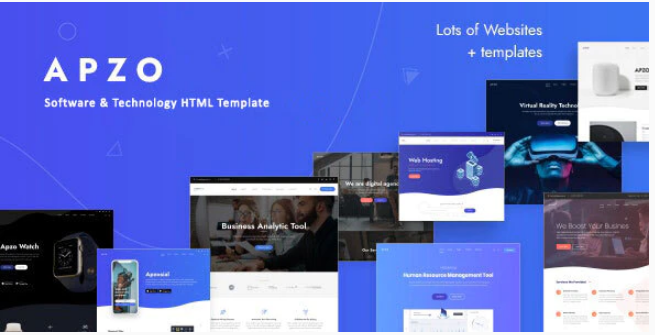 Apzo Software App HTML Template