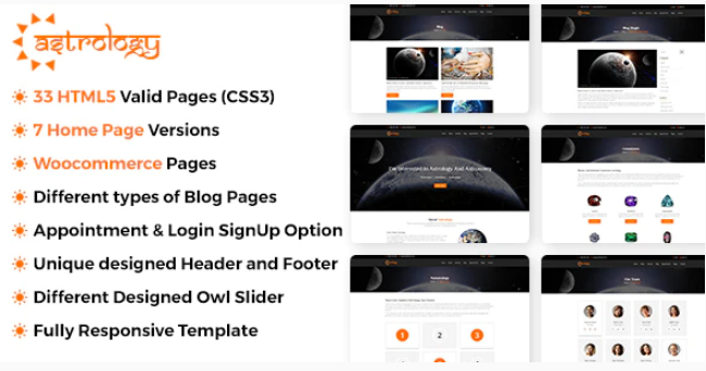 Astrology Site Template