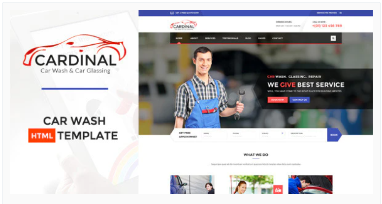 Car dinal Automotive HTML Template 1