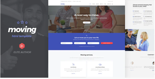 Moving Logistic HTML5 Template